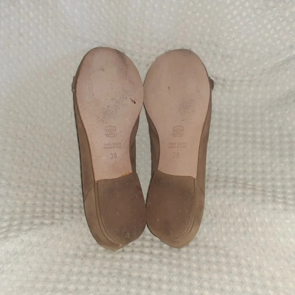 NAVYBOOT-Italy-Taupe Suede Tasseled Loafers-Sz 38-Excellent - Picture 7 of 7